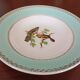 8 soup plates Fenal Badonviller "Birds" vintage 1950s