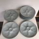 Set of 10 longwy oyster plates france