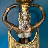 Cache pot statue égyptienne 130cm
