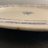 2 oval dishes serving in Gien 1900