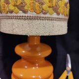 Lampe orange vintage année 70