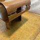 Mid-Century Modern Jual Havana Walnut Corner TV Stand Elegant Walnut Finish