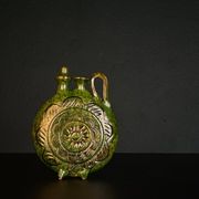 Vintage ceramic bottle by Velimir Dordevic, 1970s