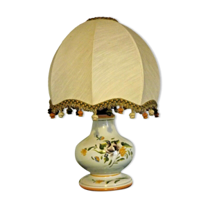 Ancienne lampe de table en céramique