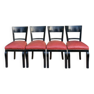 Chaises de salle à manger de F.lli Cavatorta Roma, années 1950