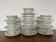 Set of 10 coffee cups 1930