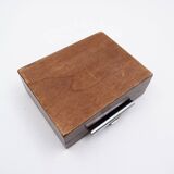 Art Deco box in wood and metal attributed to the DESNY House - 1930s