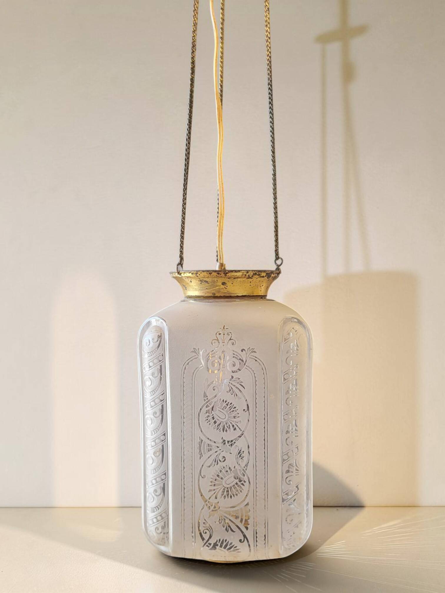 Suspension / Art Deco Lantern