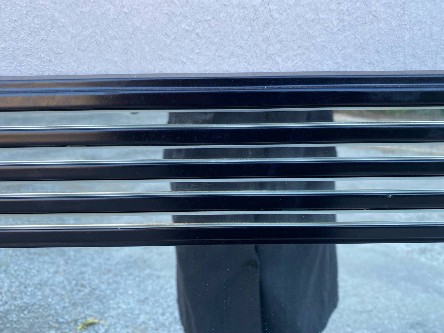 Large geometric rectangular mirror ORDER NUMBER around 1970