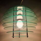 Vintage green globe design hanging lamp