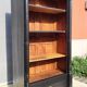 Monumental library with black two-tone oak.