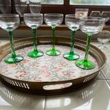 Set of 5 Alsatian glasses