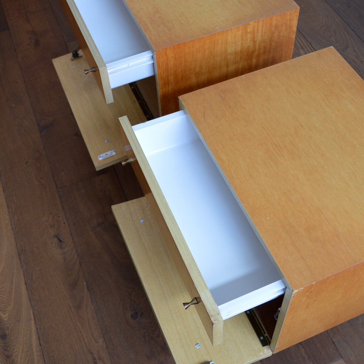 Pair of vintage bedside tables 1960