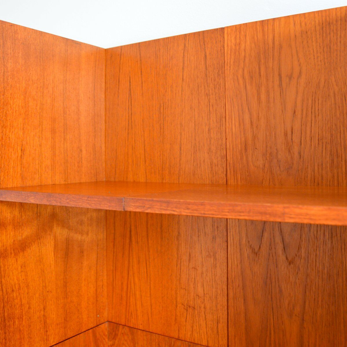 Wall unit / Scandinavian teak library 1970s