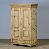 Solid Pine Wardrobe, 1920s