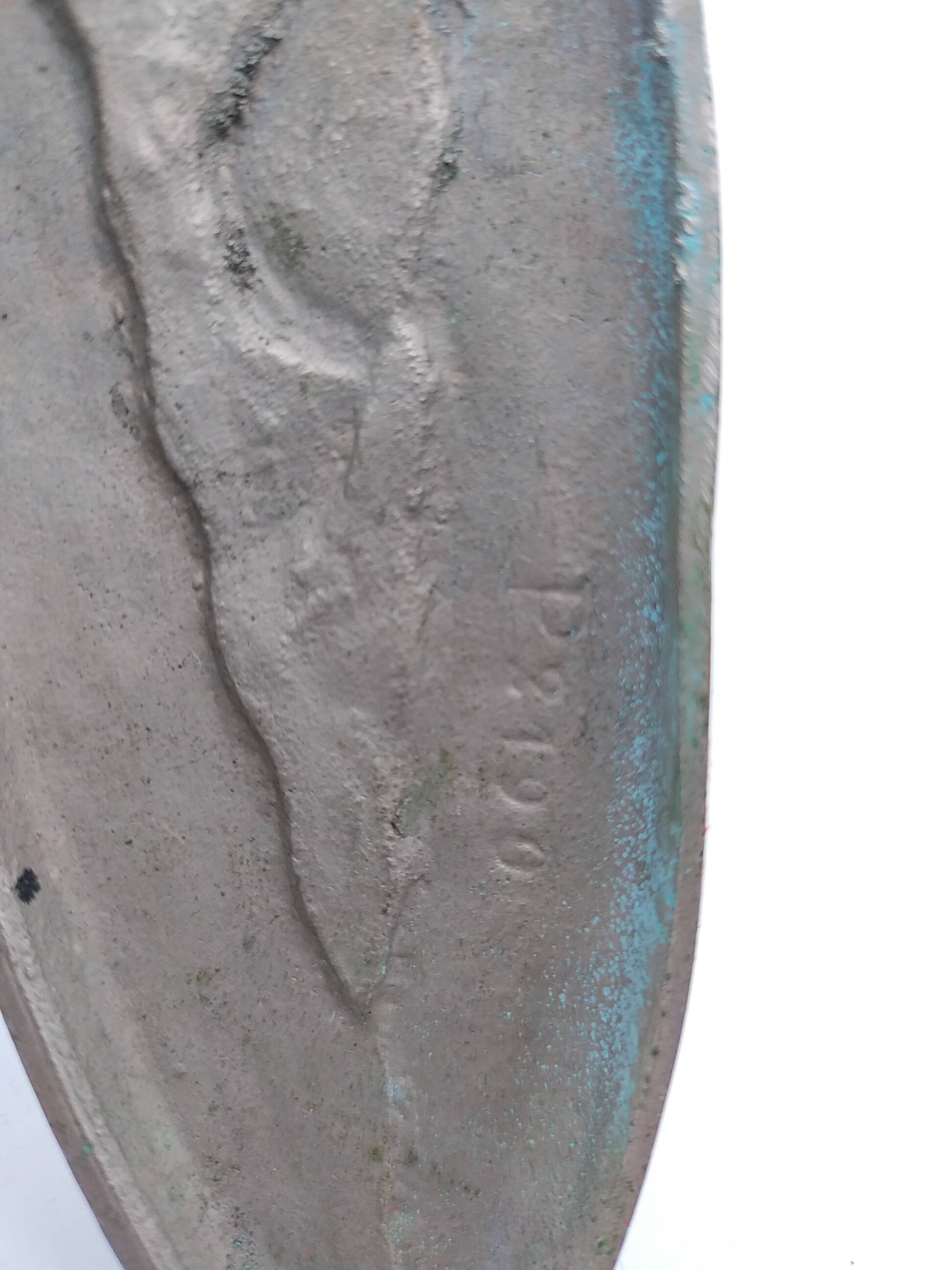 Art Deco wall light. Rose in glass paste.