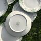 Set of 10 vintage plates iron model Fushia / Onnaing