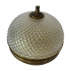 Brass and glass ceiling light