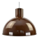 Midi Bunker Fog & Mørup Pendant Light Mid Century Modern Jo Hammerborg | Chocolate Brown Ceiling Light Vintage 70s Retro Danish Scandinavian
