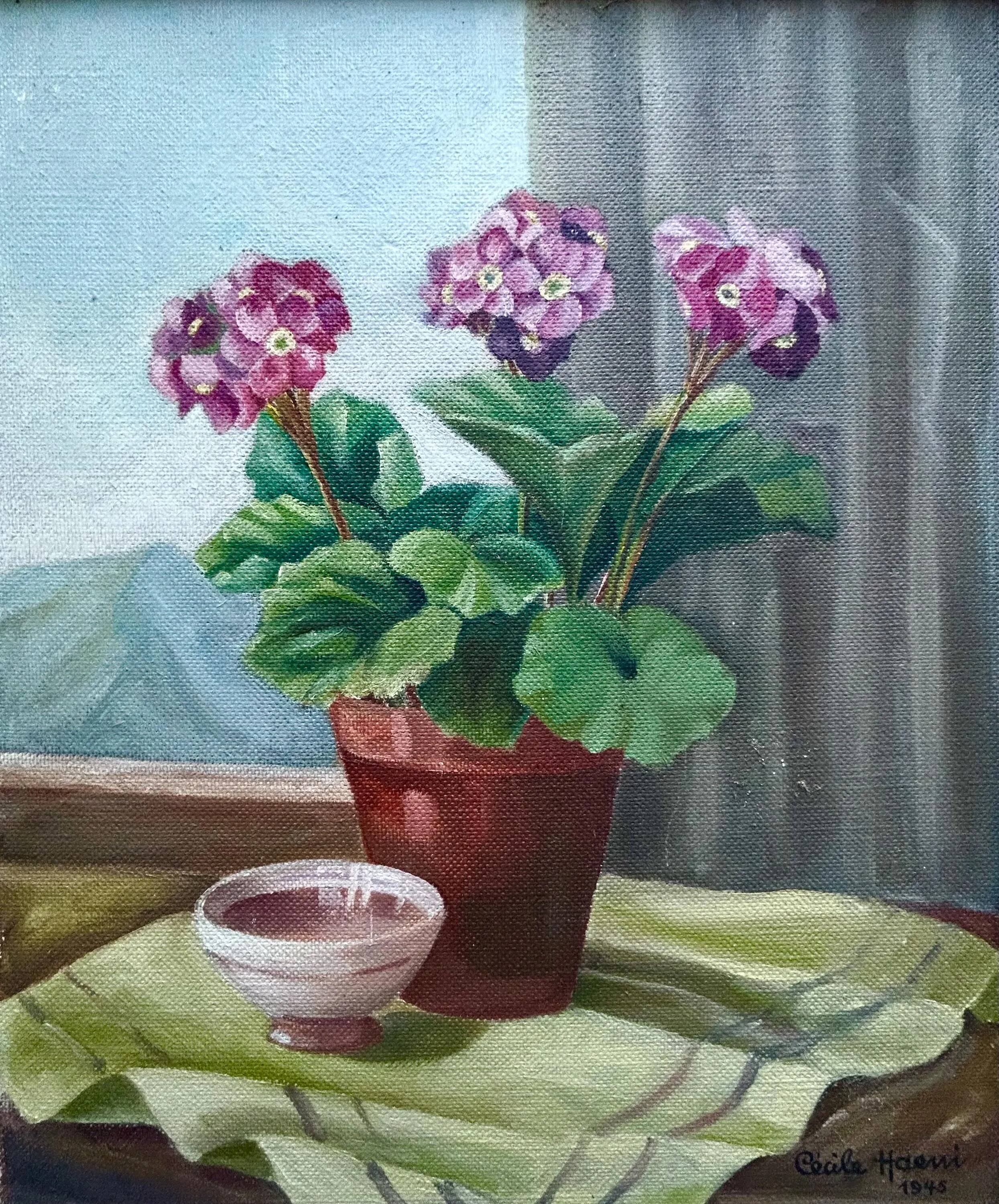 Bouquet of Hydrangeas Still Life Oil Painting