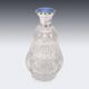Antique 19thC Regency Solid Silver & Cut Glass Scent Bottle, London c.1812