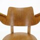 1960s Desk or Side Beech Chair by Ton, Czechoslovakia