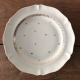 Service of 8 flat plates, Limoges