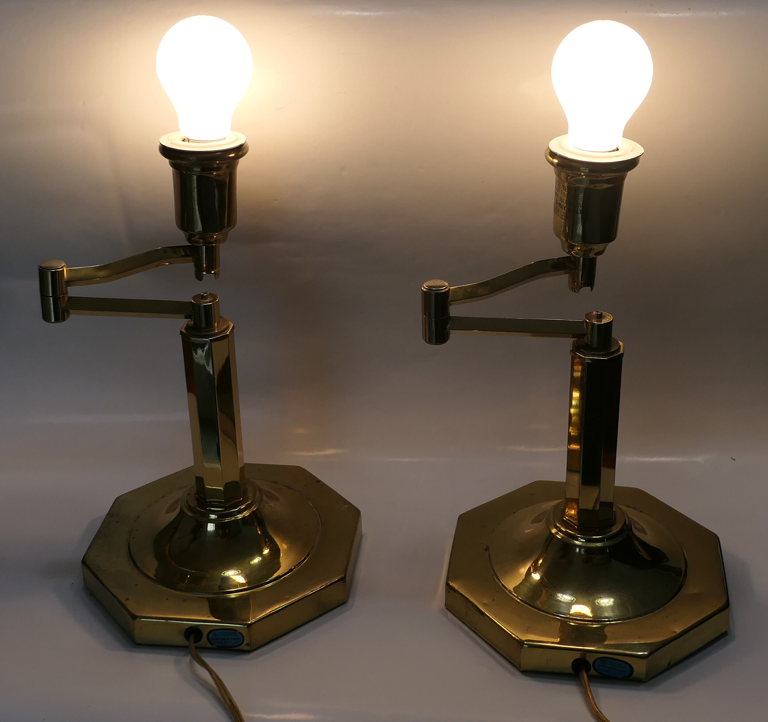 Pair of Hollywood Regency USA 1980's