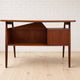 Bureau en teck petit danois par Gunnar Nielsen pour Tibergaard