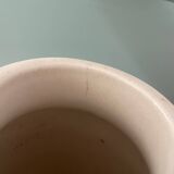 Pair of antique vases with butterfly and flower motif.