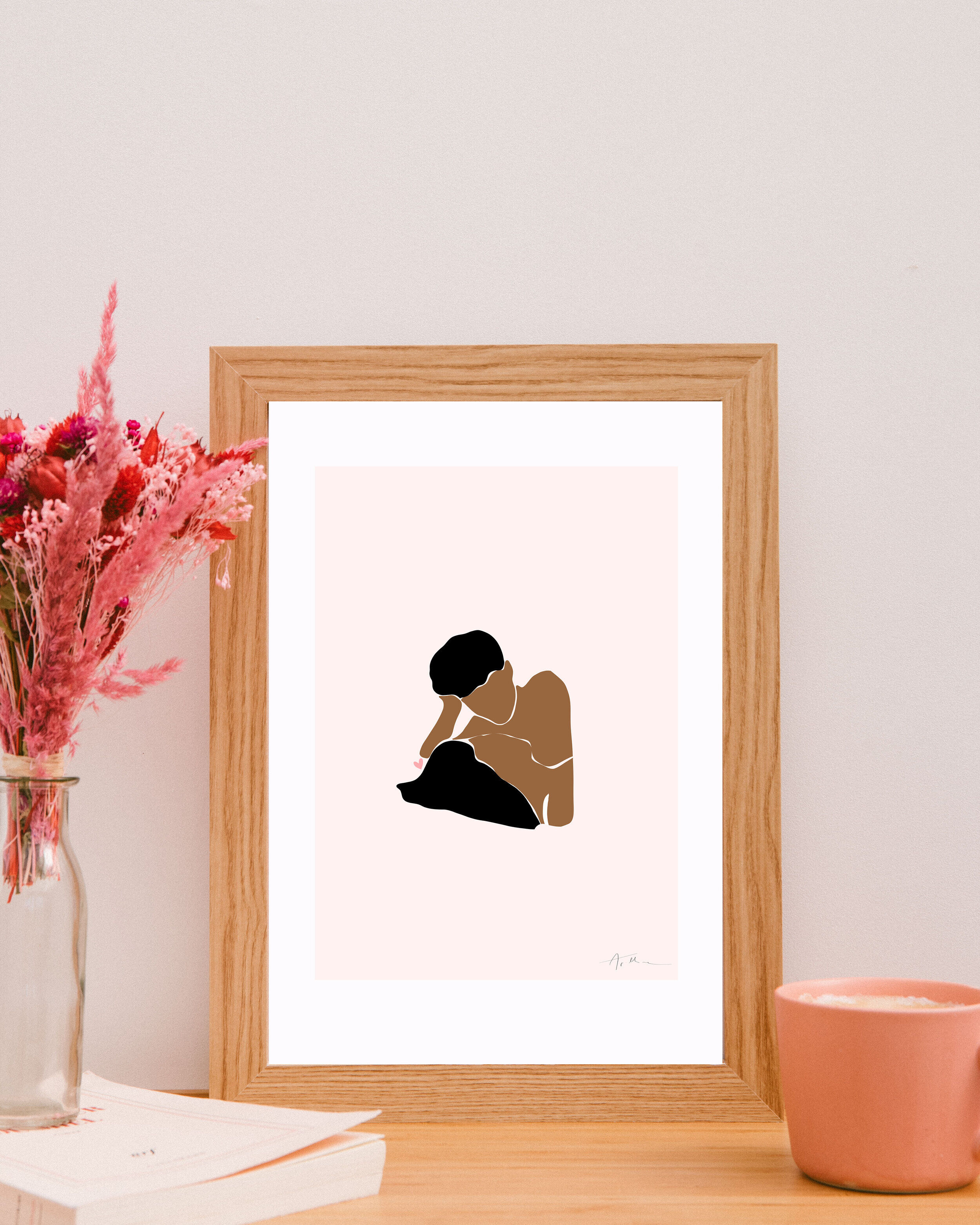Illustration Amour - Le regard