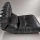 Armchair, Ligne Roset, black leather