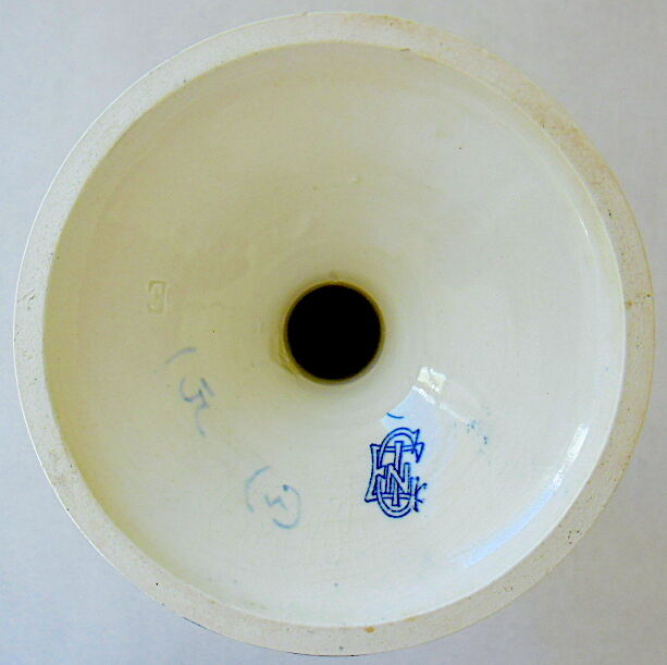 Gien's ancient earthenware candlestick