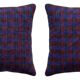 Set of 2 vintage kilim cushion covers 48x51 cm