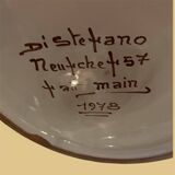 Ceramic sun lamp by Di Stefano, 1970s.