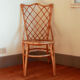 Trio of chairs in rattan Louis Sognot 50 60
