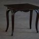 English folding table in Rococo Revival style / Wooden game table, 19th century