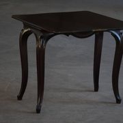 Table pliante anglaise de style Rococo Revival / Table de jeu en bois, 19ème siècle