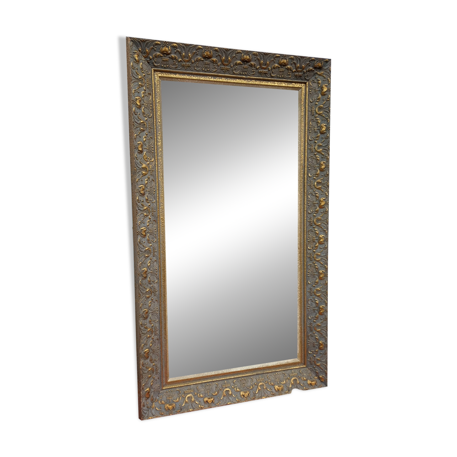 Wood and Gilded Stuk Mirror, early 20th century