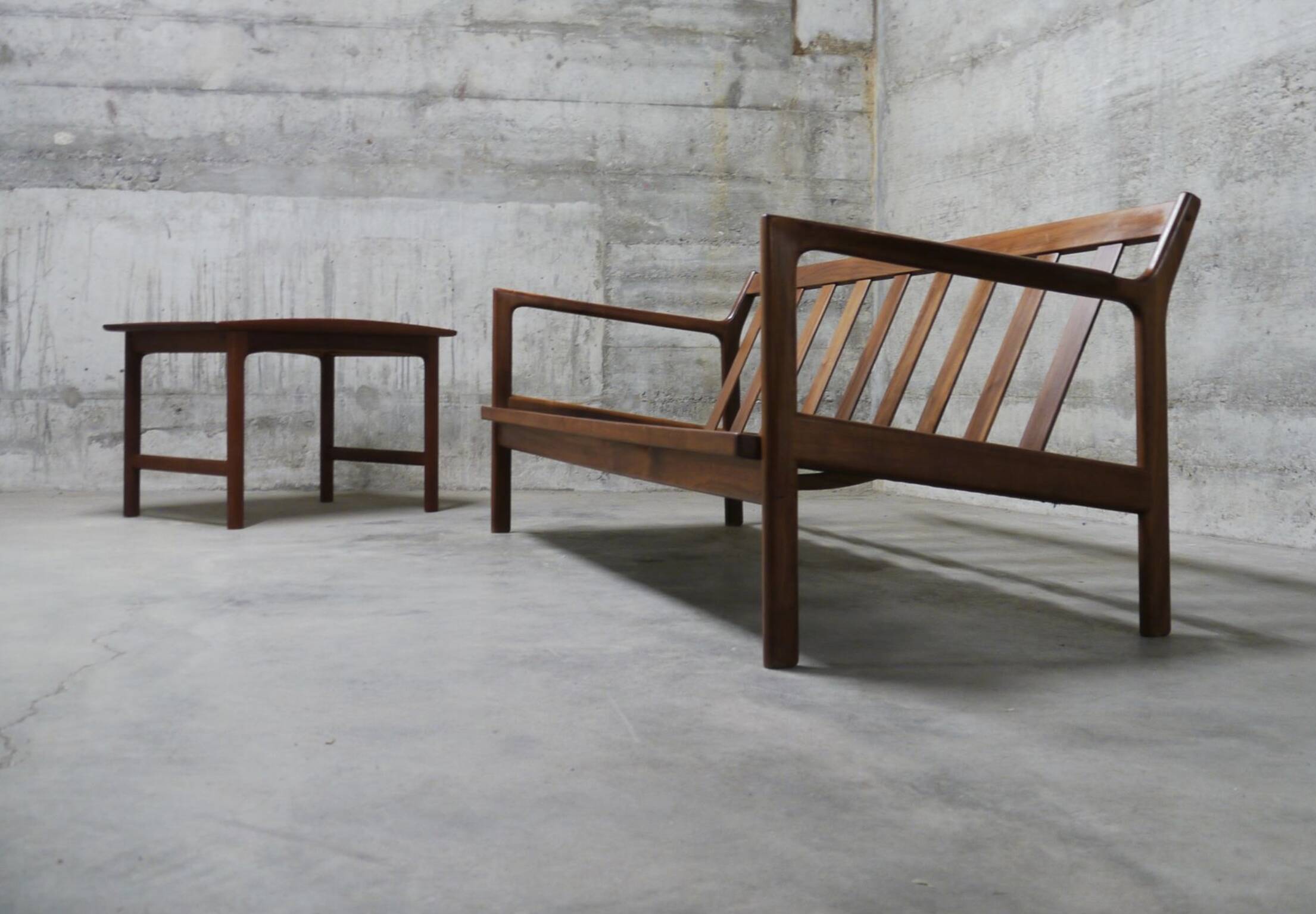 Mid-Century Swedish Rosewood 3-Seater Sofa by Karl Erik Ekselius for JOC Vetlanda, 1960s