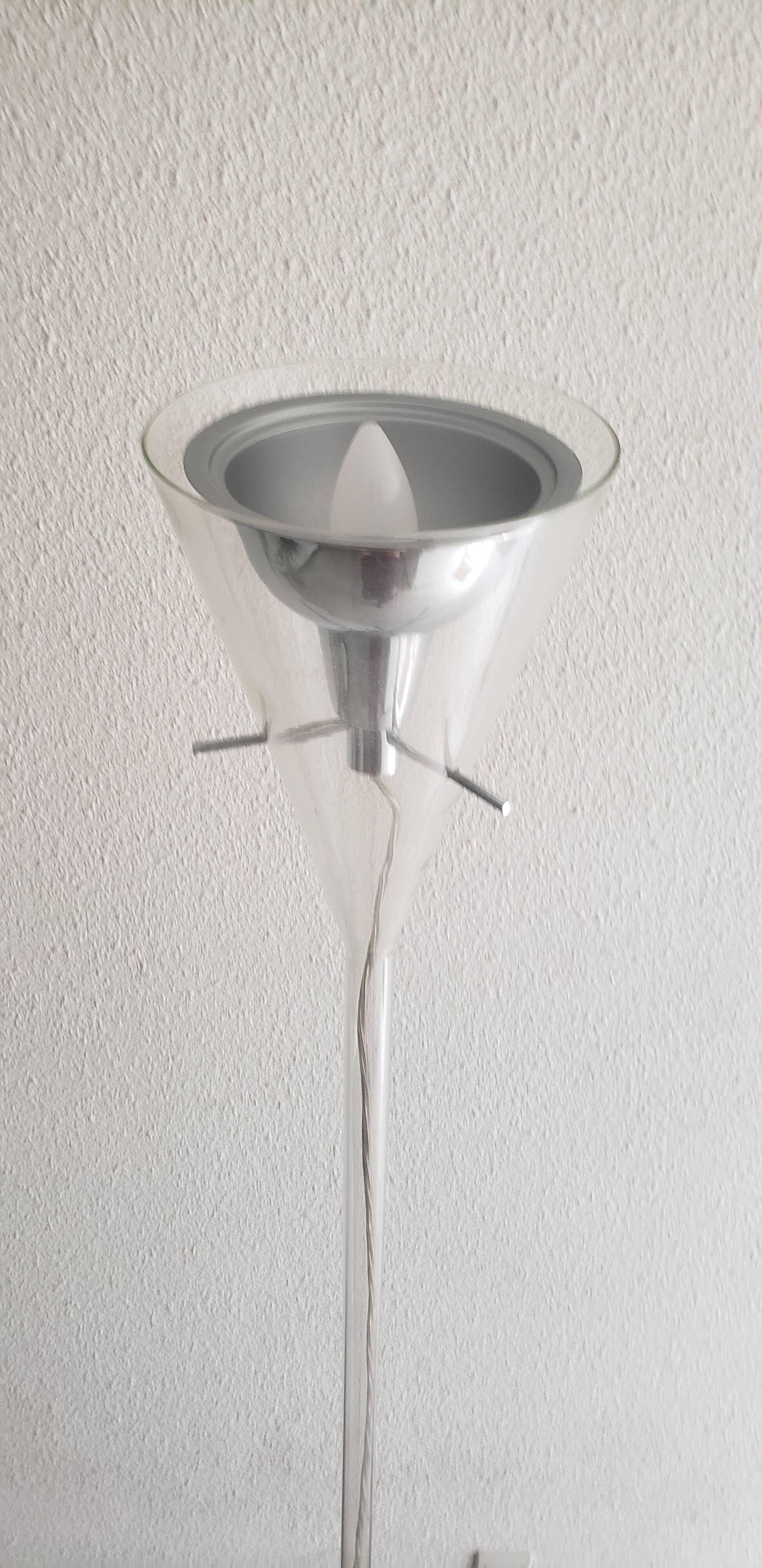 Lampadaire design Fontana Arte flute