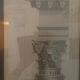 Gravure d’architecture ancienne — Chapiteau classique — Encadrement re