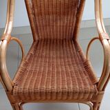 Rattan / wicker armchair