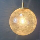 Vintage globe pendant light by Doria Leuchten, 1960s