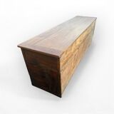Large antique 1900 shop counter in solid oak
