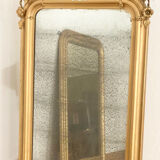Miroir ancien à fronton 162x82cm