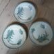 3 old Terre de fer plates