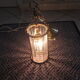 tailled crystal and brass hanging