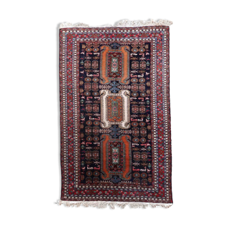 Vintage Armenian carpet Yerevan handmade 169cm x 269cm 1960s