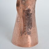 Hammered pink copper pitcher